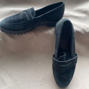 Suede loafers